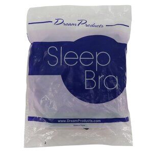 Dream Products Sleep Bra Womens Size 38 Style 5137 Black Wireless NEW In Package